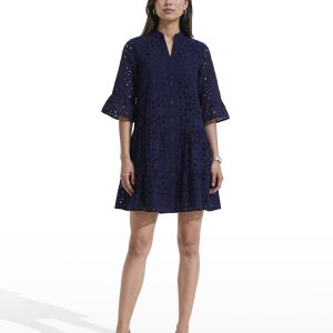 overlay tiered shirt dress with stand collar distant mountain 1782417946953.jpg